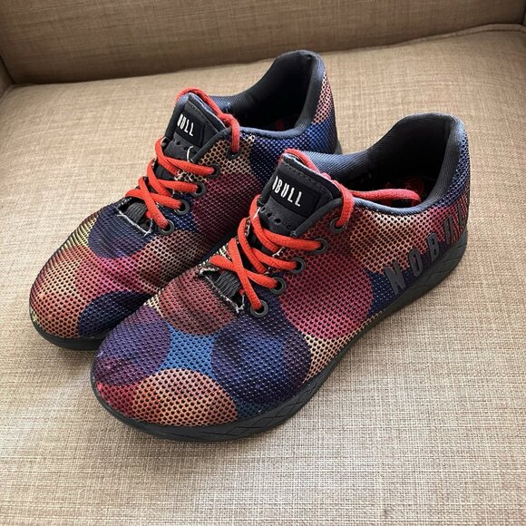 NoBull Project SuperTrainer Cross Fit Shoes Color Boom Polka Dot Womens 8, M 6.5 - Picture 1 of 16